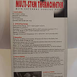 Термометр HT- 9269 lsd portable digital MULTI-STEM THERMOMETER (-50 °C до +300 °C) цифровий 🌡️, фото 2