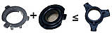 LED-лампи головного світла H7 U9D02 CSP Canbus Tucson Sonata Santa Fe Outlander Sportage 9000 Lm 80Watt, фото 3