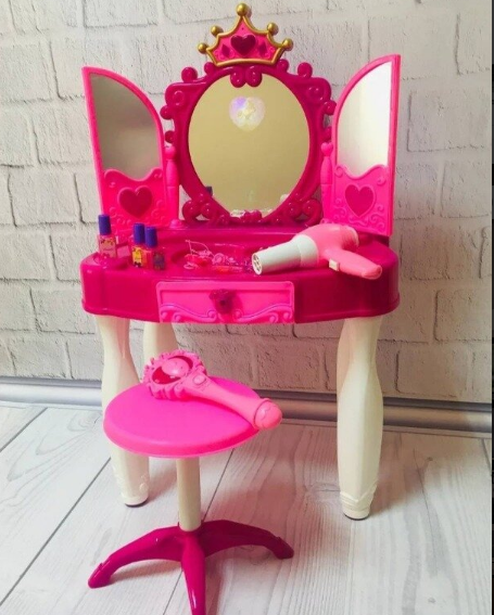Трюмо дитяче туалетний столик 661-20 з MP3 і пультом управління чарівна паличка, фото 1