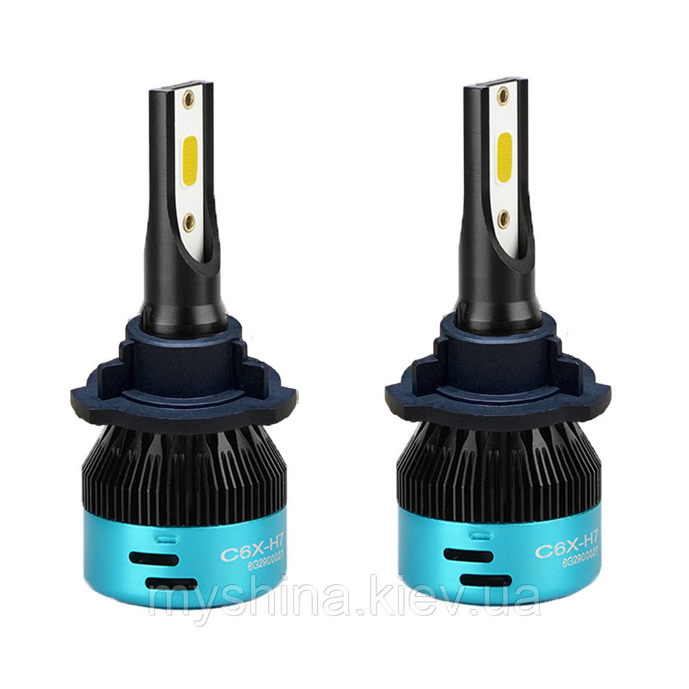 LED лампи головного світла H7 CX6D03 COB Volkswagen Polo Touran Tiguan Skoda Octavia 5600Lm 50Watt