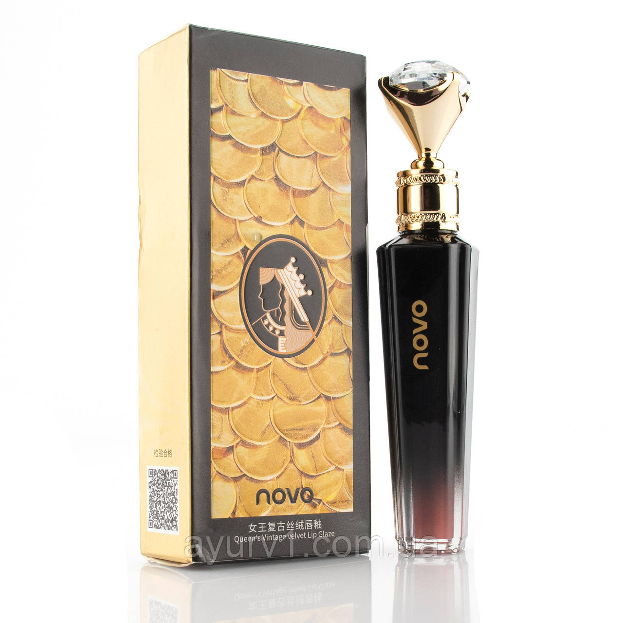 Матова рідка помада для губ, ретро-бархітна глазур для губ, lipstick Novo 3 г