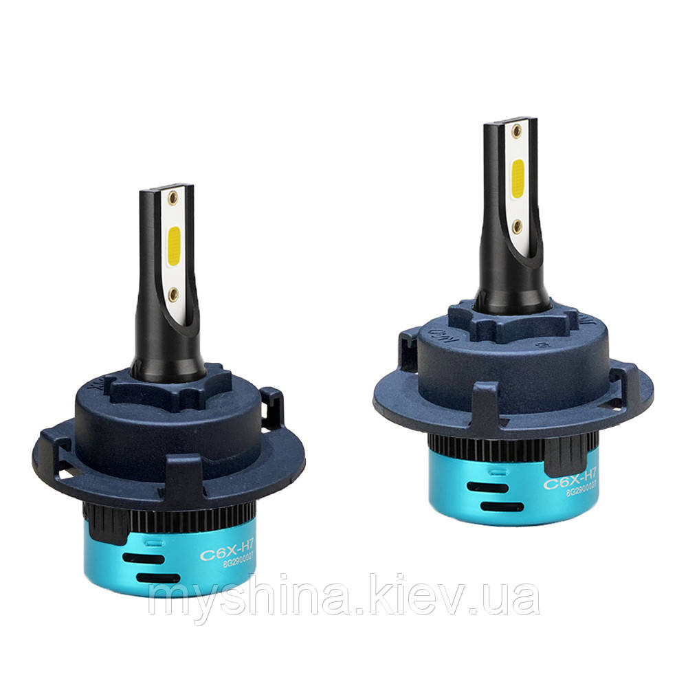 LED-лампи головного світла H7 CX6D16 COB Hyundai Tucson Mistra KIA Forte Sedona Carnival 5600Lm 50Watt