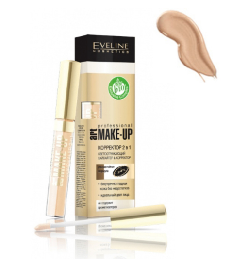 Рідкий коректор Eveline Cosmetics Art Professional Make-Up 2в1 №05 nude 7 мл