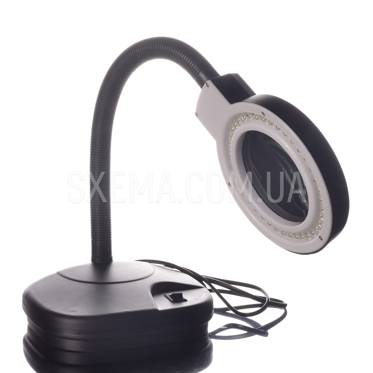 Лампа-лупа настільна Yihua 239L LED 90 мм світлодіодна підсвітка, фото 1