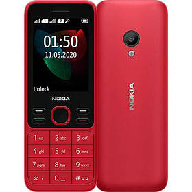 Телефон Nokia 150 DUOS червоного кольору