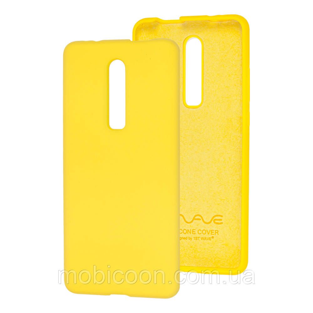 Чохол Silicone Case full для Xiaomi Mi 9T жовтий