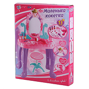 Трюмо дитяче 661-39 туалетний столик зі стільчиком, аксесуарами, музика, світло, фото 2