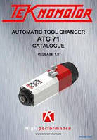 Високошвидкісний шпиндель КПЧ Teknomotor ATC71-B-LN-ISO30 ER32 5,5/6,6kW 12000-24000RPM