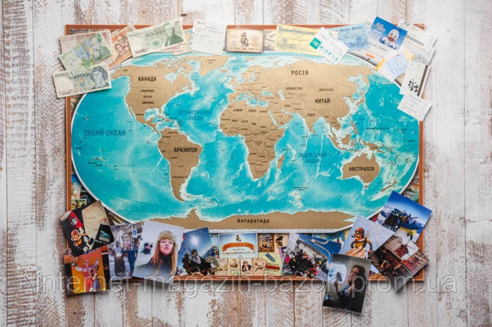 Скретч карта My Maps Vintage edition в наборе для любимого человека In ...