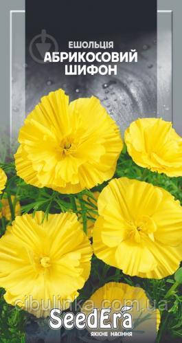 SeedEra. Насіння Квіти Ешольцію Каліфорнійське Абрикосовий Шифон, 0.5 г, фото 1