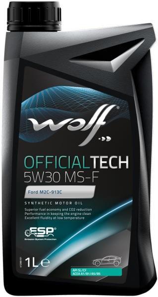 Олива моторна WOLF 5W30 MS -F OFFICIALTECH 1 л