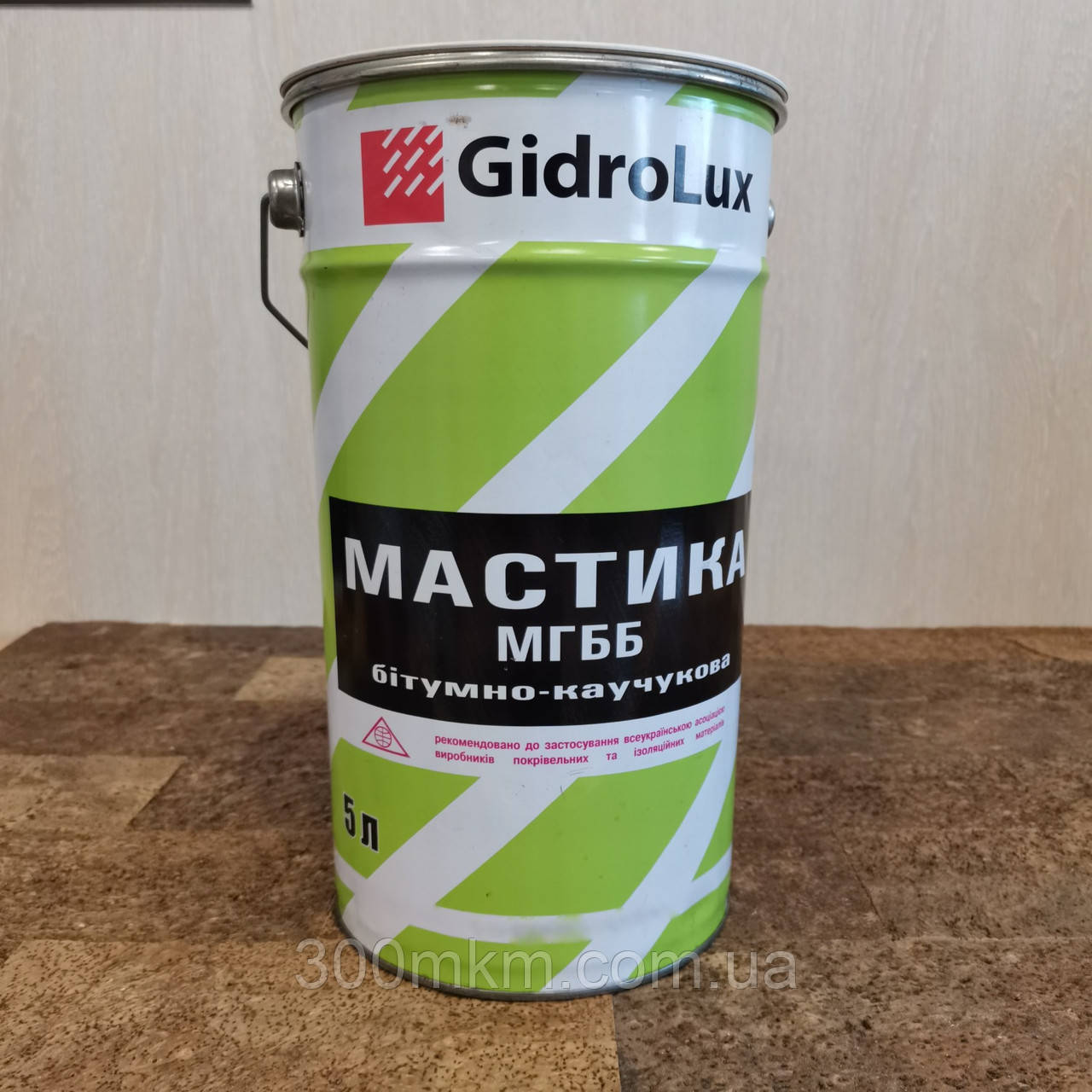 Мастика бітумно гумова для гідроізоляції 5 літрів