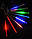 Світлодіодна гірлянда бурульки 8 шт по 50 см прозорий шнур Кольорова, фото 2