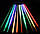 Світлодіодна гірлянда бурульки 8 шт по 50 см прозорий шнур Кольорова, фото 6