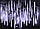 Світлодіодна гірлянда бурульки 8 шт по 50 см прозорий шнур Біла, фото 3