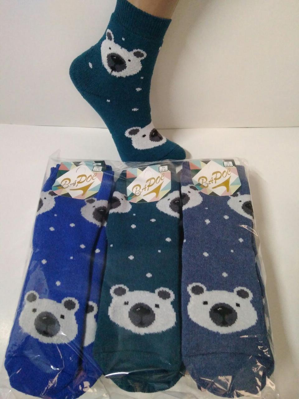 Шкарпетки дитячі махрові "Bear" 14 р. (Зимові) Варос