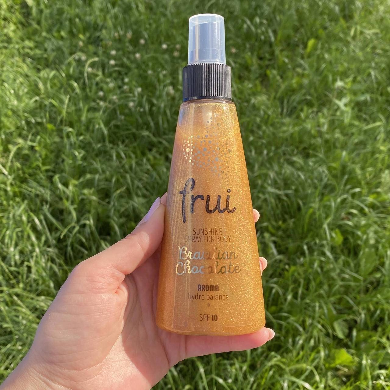 

Сияющий солнцезащитный спрей для тела Frui Sunshine Spray For Body Brazilian Chocolate (Бразильский шоколад)
