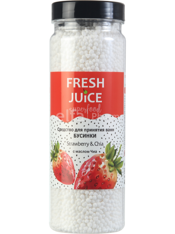 Засіб для ванн Superfood Strawberry & Chia 450 г Fresh Juice