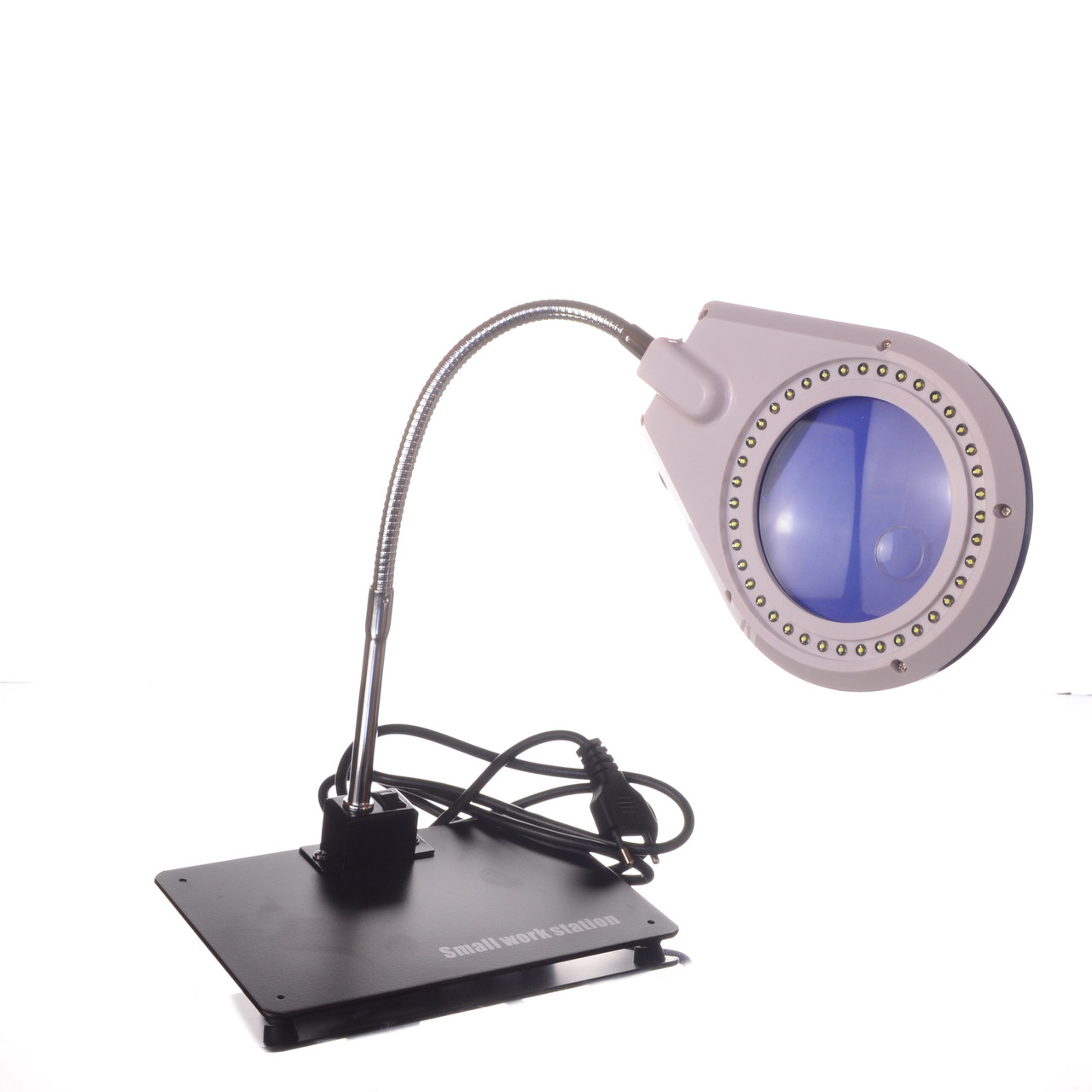 Лампа-лупа настольная Yihua 628A Led 90мм, с LED подсветкой Стекло ...