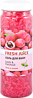 Сіль для ванн Litchi&Patchouli 700 г Fresh Juice