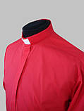 Сорочка для американських священиків червоний, фото 3