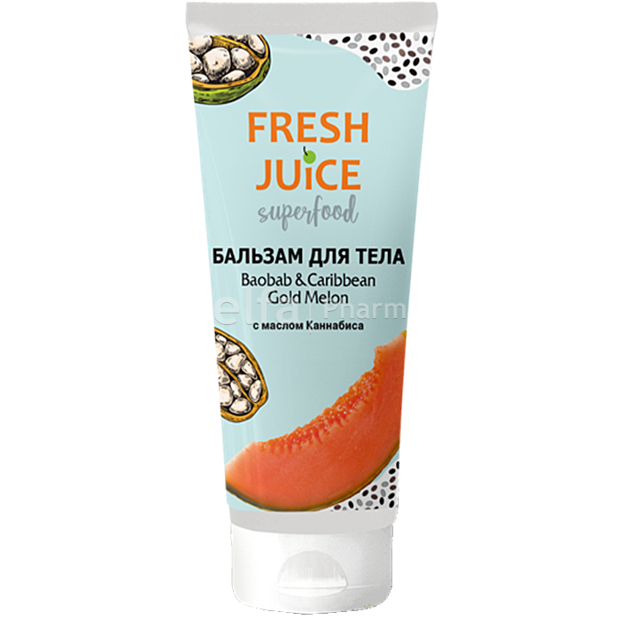 Бальзам для тіла Superfood Baobab & Caribbean Gold Melon 200 мл Fresh Juice