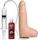 Фалоїмітатор з імітацією насіння Doc Johnson Bust It Squirting Realistic Cock Vanilla, 21,5х5 см., фото 2