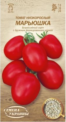 Томат Низькорослий Марьюшка 0,2 г (Насіння України)