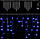 Світлодіодна гірлянда Водоспад 240-В led Синій світло (прозорий провід) 2.0х2.0м, фото 3