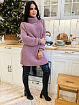 Жіночий светр-туніка оверсайз (светр плаття) (в кольорах), фото 5