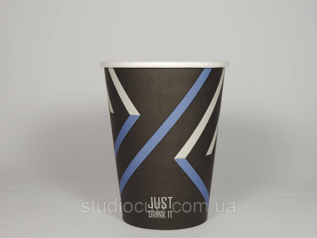 Стакан паперовий JUST DRINK IT 400 мл (50шт/уп) кр 90