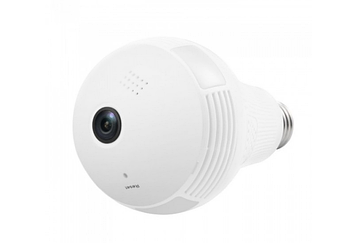 Панорамна стельова WiFi IP камера відеоспостереження "Лампочка" SMART CAMERA (KG-807)
