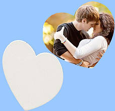 Заготівля сувенірного магніту у формі"Серце"