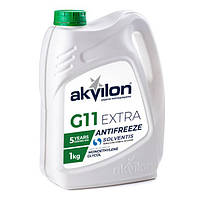 Антифриз зелений готовий Akvilon Extra G11 1кг