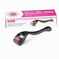 Мезороллер для кожи DERMA ROLLER 540 иголок (Black 1.0 mm)