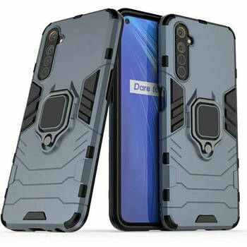 Чохол Ring Armor для Realme 6 Blue