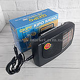 Переносний фм радіоприймач KIPO KB 308AC FM радіо, фото 7