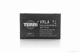 АКБ  6V 7A  AGM  150-35-95mm  DB6-7  "TERRI"