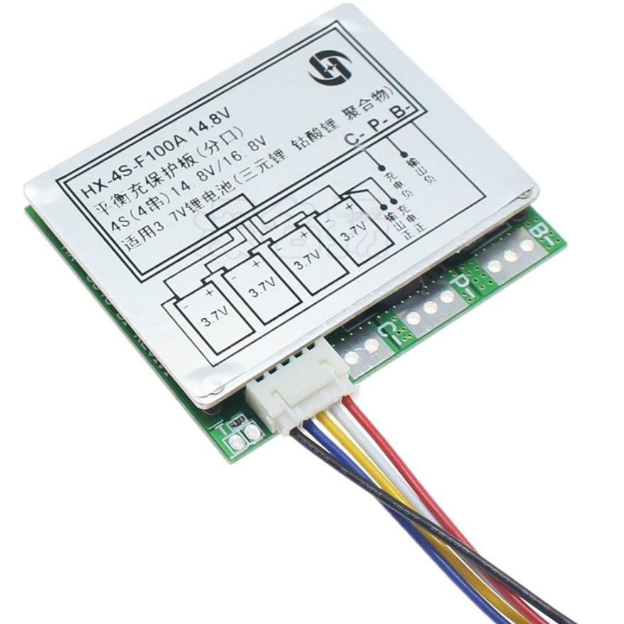 BMS контролер 4S акум 3,7 V Li-ion 14,8 V 100A заряду/розряду