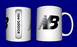Кружка брендована / фірмова чашка Нью Баланс (New Balance)