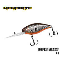 Воблер Megabite Deep Runner 800F (80mm, 38,7g, 8м) #1