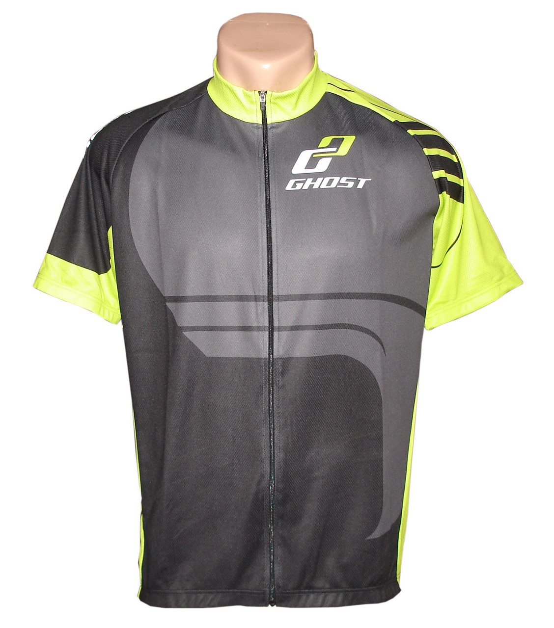 Веломайка короткий рукав GHOST Jersey short XL короткий рукав black/green 2014