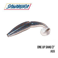 Виброхвост Sawamura One'Up Shad 3" (7шт.) (069)