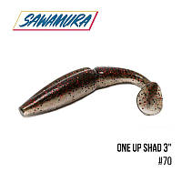 Виброхвост Sawamura One'Up Shad 3" (7шт.) (070)