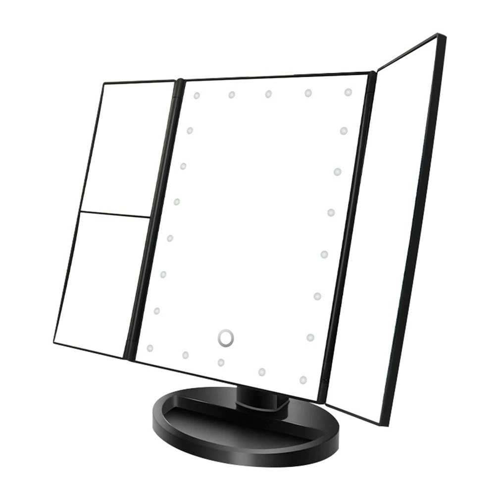 Косметичне дзеркало настільне Superstar Magnifying Mirror з LED підсвічуванням трьохстулкове (2_006860), фото 1
