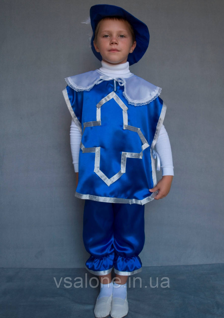 Дитячий карнавальний костюм для хлопчика МушкетерNo1