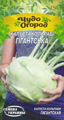 Капуста Кольрабі ГІГАНТСЬКА Насіння України 0,5г, фото 1