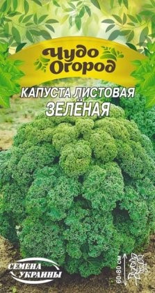 Капуста Листова ЗЕЛЕНА Насіння України 0,5г