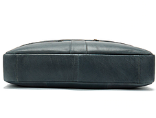 Діловий чоловічий шкіряний портфель Westal коричневий для ноутбука, планшета, документів 069-3, фото 3