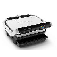 Електрогриль TEFAL OptiGrill Elite GC750D30, 2000W, 12 автоматичних програм, сріблясто-чорний